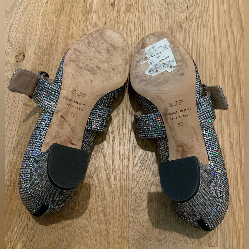 SJP by Sarah Jessica Parker Silver Heels - Picture 11 of 14